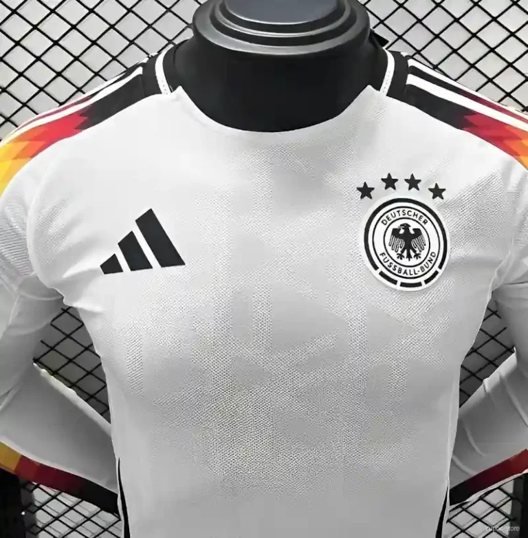 2024 Player Version Germany Long Sleeve Soccer Jersey Home - Image 5