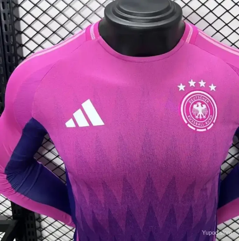2024 Player Version Germany Long Sleeve Soccer Jersey Away - Image 4