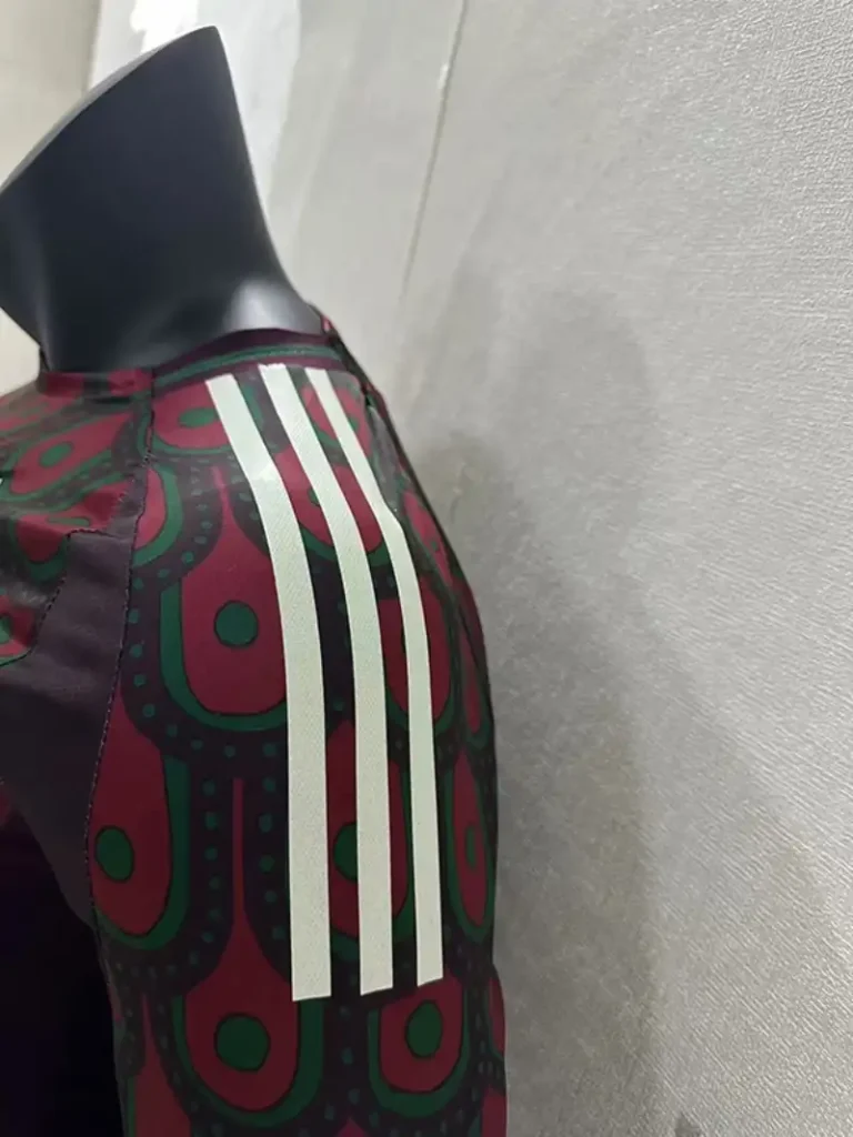 2024 Player Version Mexico Long Sleeve Soccer Jersey Home - Image 3