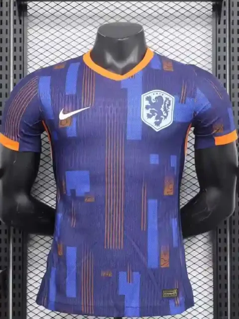 2024 Player Version Netherlands Soccer Jersey Away