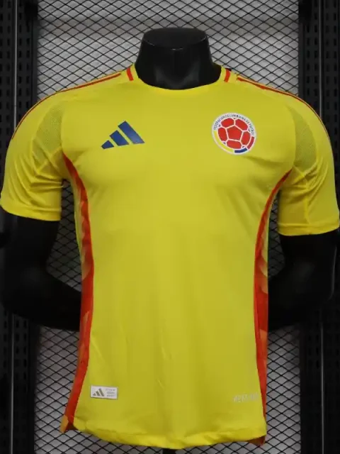 2024 Player Version Colombia Soccer Jersey Home
