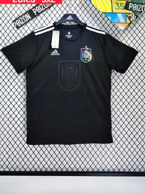 2024 Spain Black Special Soccer Jersey