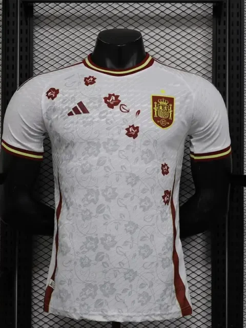 2024 Player Version Spain White Special Soccer Jersey