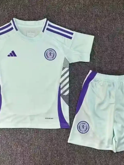 2024 Kids Scotland Soccer Jersey Away