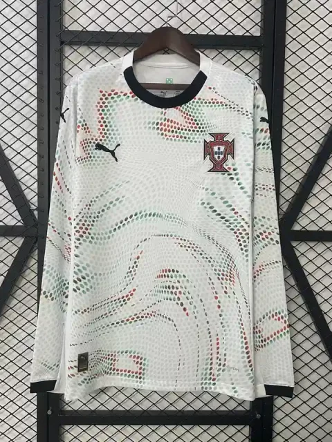 2025 Portugal Long Sleeve Soccer Jersey Away