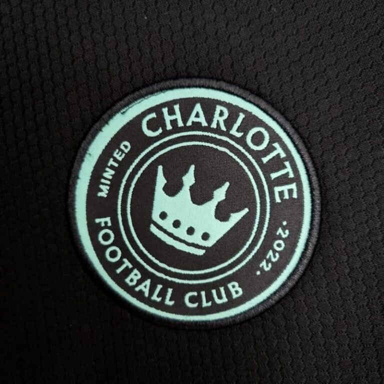 22-23 Charlotte Soccer Jersey Black - Image 4