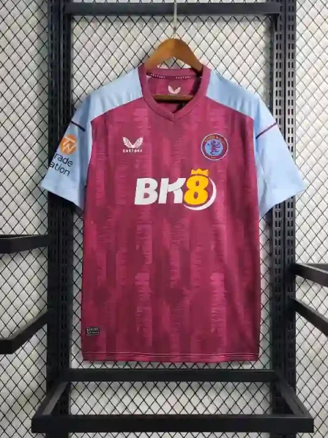 23-24 Aston Villa Soccer Jersey Home