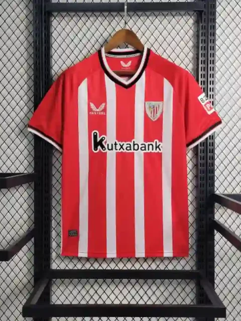 23-24 Athletic Bilbao Soccer Jersey Home