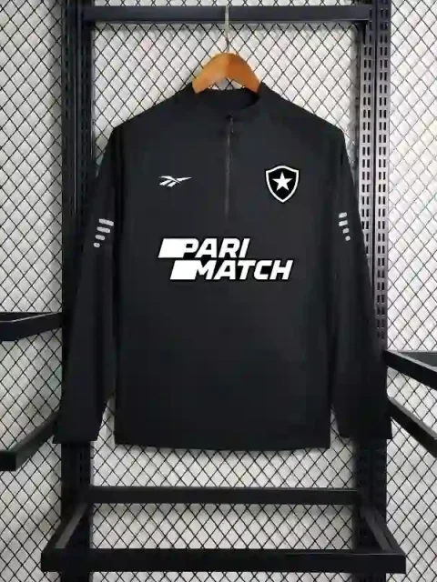 23-24 Botafogo Leisure Athletic Track and Field Suit Black