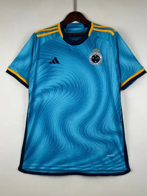 23-24 Cruzeiro Soccer Jersey Second Away