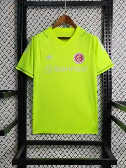 23-24 Internacional Goalkeeper Fluorescent Green Soccer Jersey