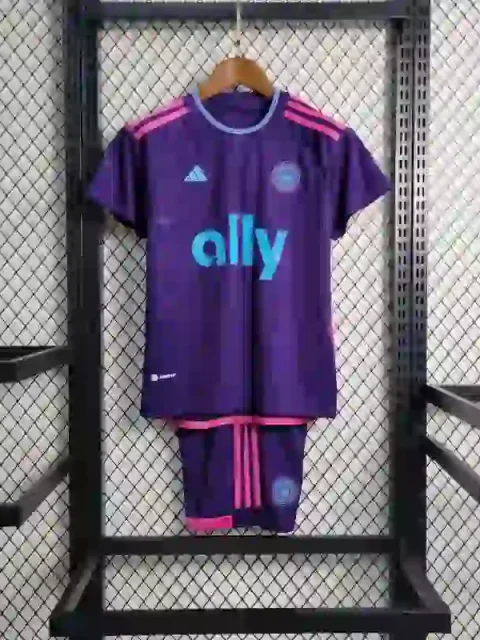 23-24 Kids Charlotte Soccer Jersey Away