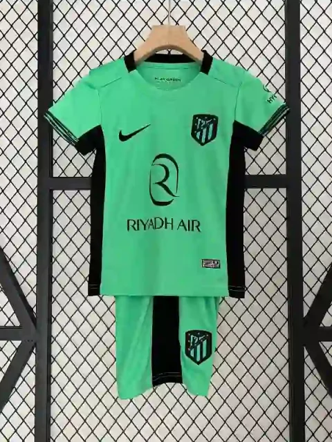 23/24 Kids Atletico Madrid Soccer Jersey Second Away