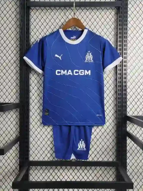 23-24 Kids Marseille Soccer Jersey Away