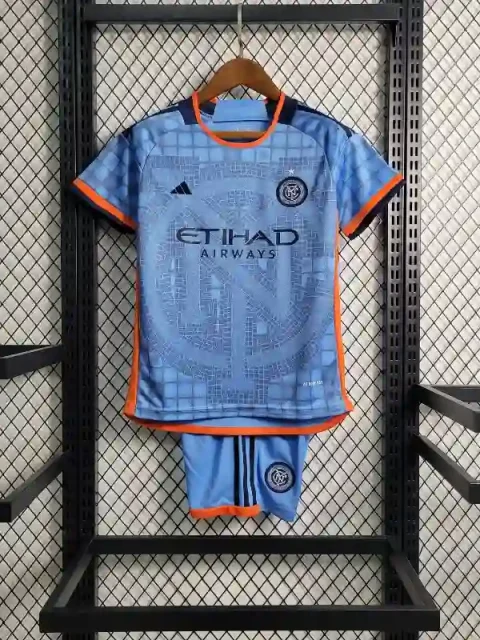 23-24 Kids New York City Soccer Jersey Home