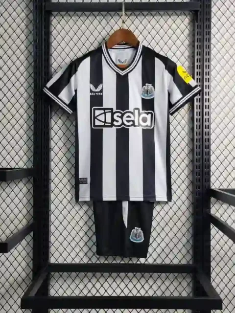 23-24 Kids Newcastle United Soccer Jersey Home