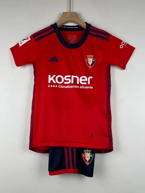 23-24 Kids Osasuna Soccer Jersey Home