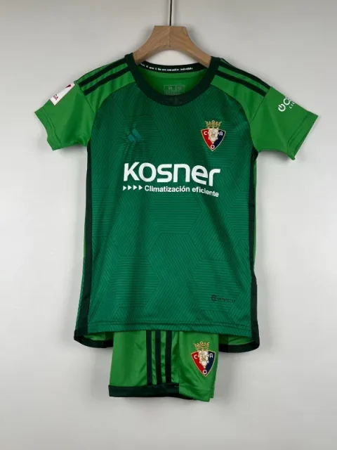 23-24 Kids Osasuna Soccer Jersey Second Away