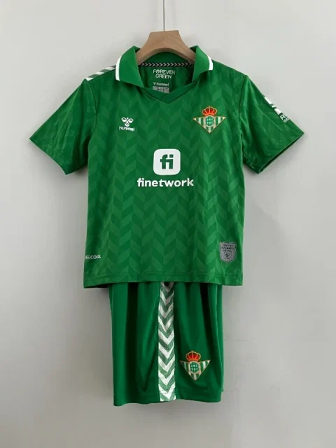 23-24 Kids Real Betis Soccer Jersey Away