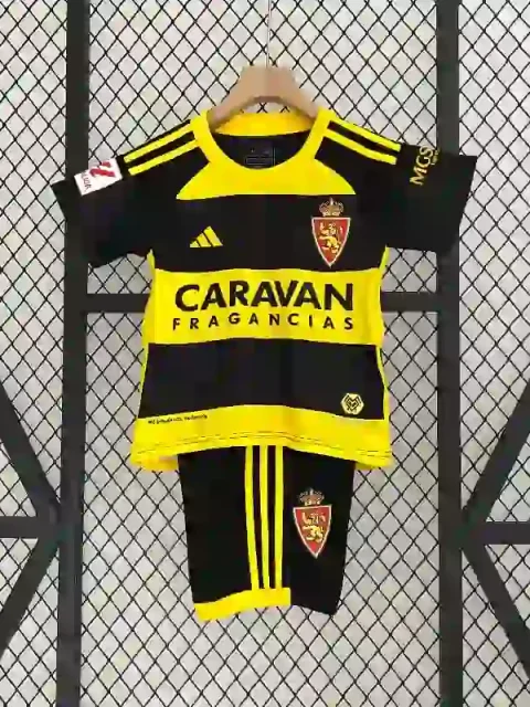 23-24 Kids Real Zaragoza Soccer Jersey Away