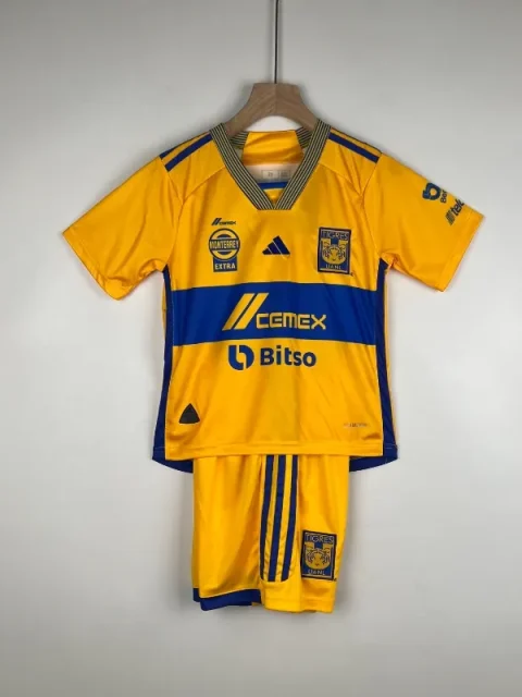 23-24 Kids Tigres UANL Soccer Jersey Home
