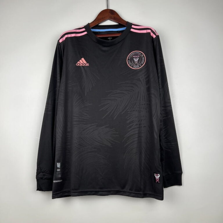 23-24 Long Sleeve Inter Miami Soccer Jersey Away