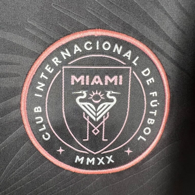 23-24 Long Sleeve Inter Miami Soccer Jersey Away - Image 3