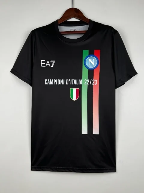 23-24 Naples Champions Version Soccer Jersey