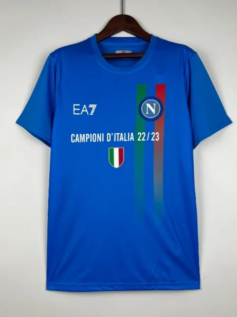 23-24 Naples Champions Version Soccer Jersey