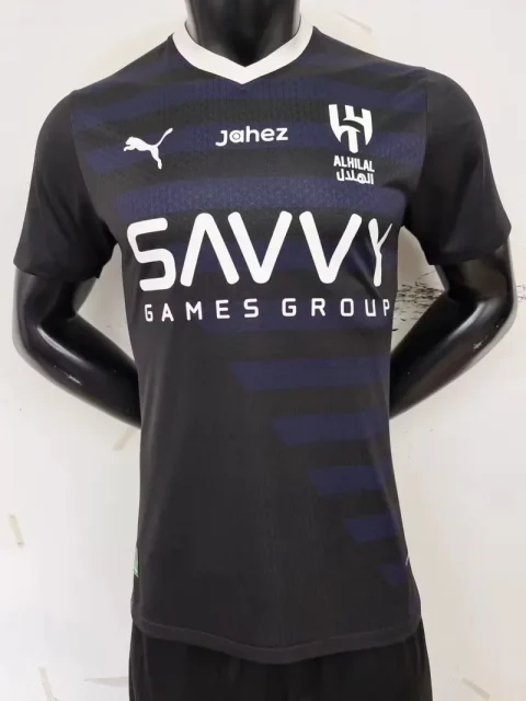 23/24 Player Version Al-Hilal Saudi FC Soccer Jersey Second Away
