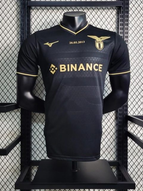 23-24 Player Version Lazio Black 10th Anniversary Edition Soccer Jersey