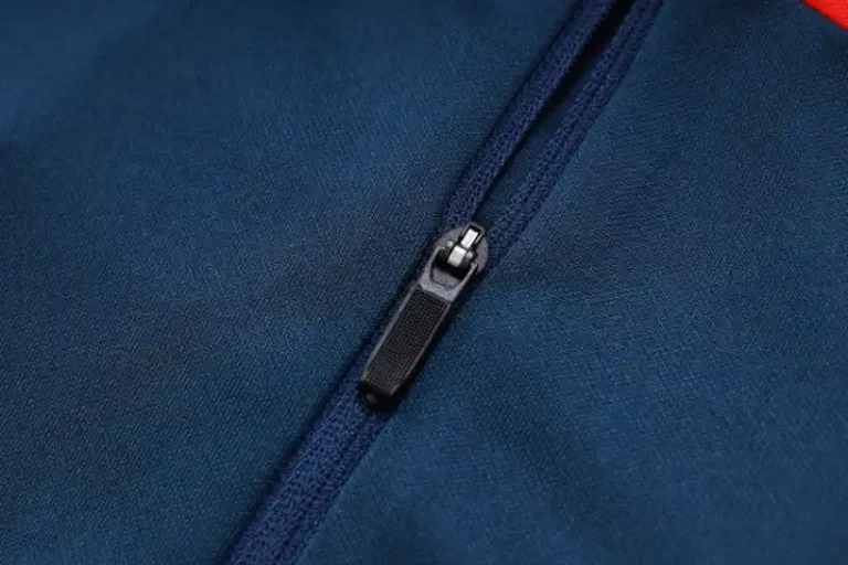23-24 Portugal Half Zipper Long Sleeved Royal Blue Training Suit - Image 5