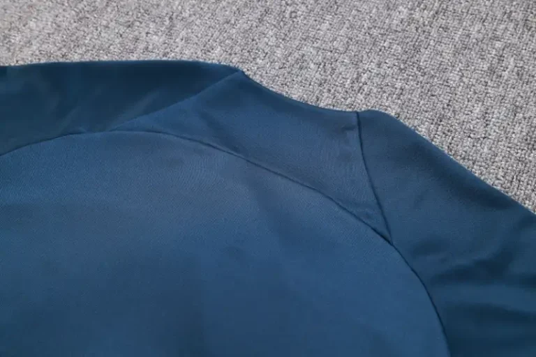 23-24 Portugal Half Zipper Long Sleeved Royal Blue Training Suit - Image 6