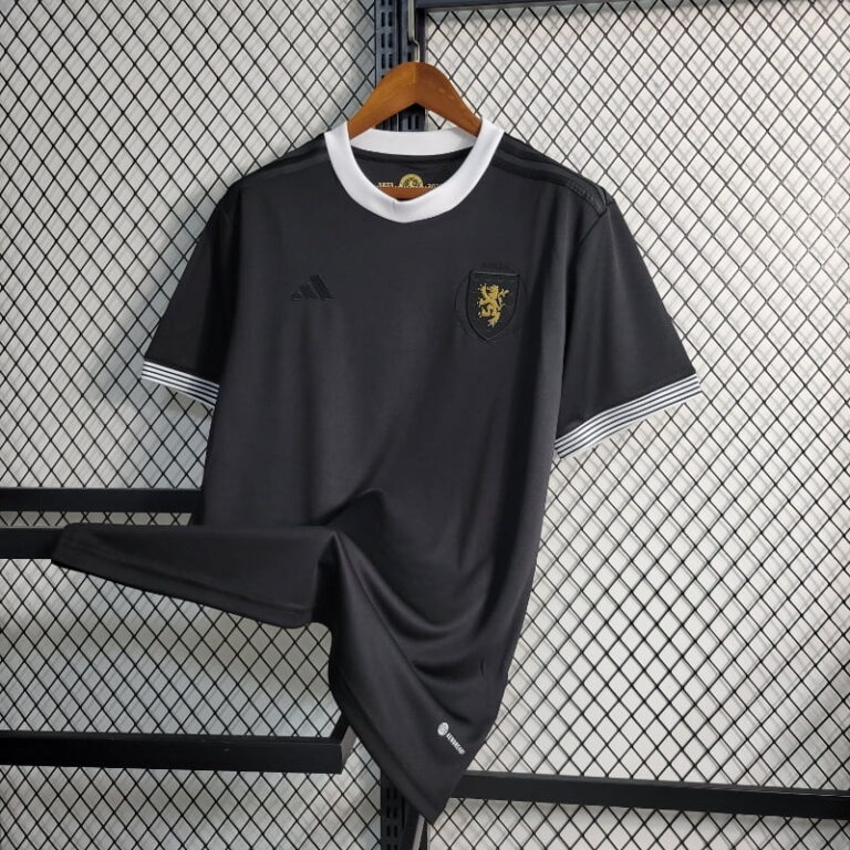 2023 Scotland 150 Anniversary Black Soccer Jersey - Image 7