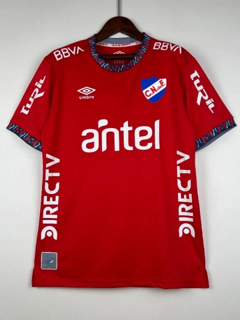 23-24 Uruguay Nacional Red Soccer Jersey