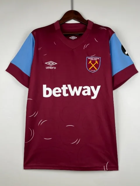 23-24 West Ham United Soccer Jersey Home