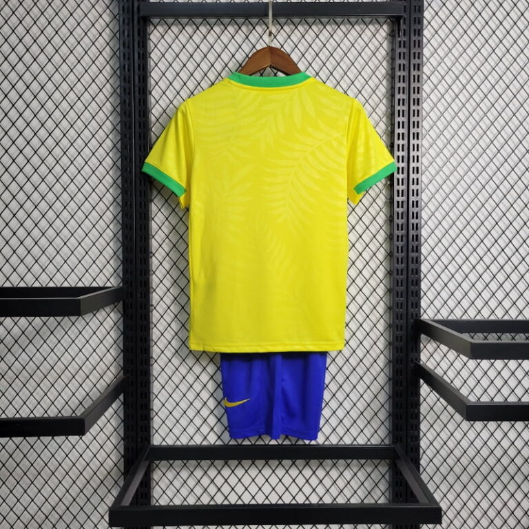2023 Kids Brazil Soccer Jersey Home - Image 12