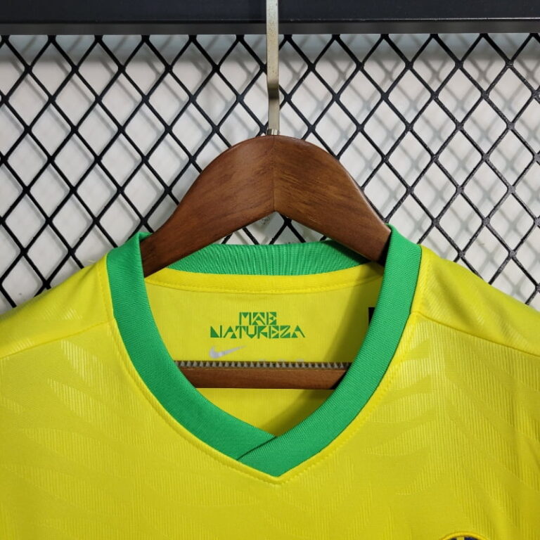 2023 Kids Brazil Soccer Jersey Home - Image 4