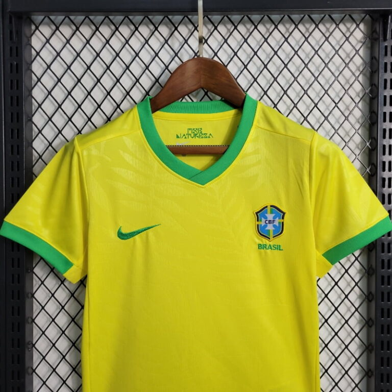 2023 Kids Brazil Soccer Jersey Home - Image 6
