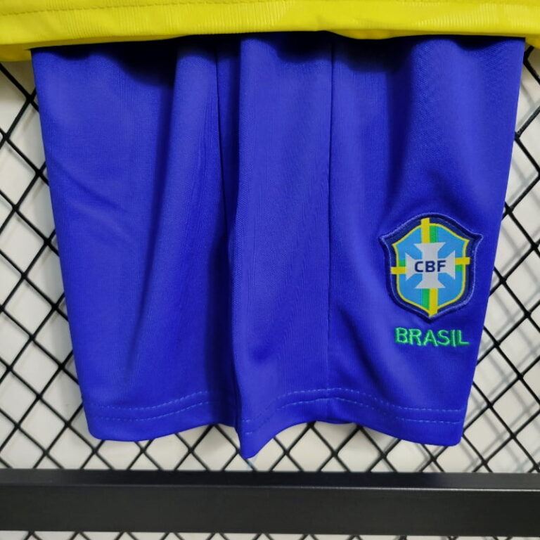 2023 Kids Brazil Soccer Jersey Home - Image 9