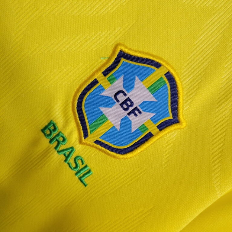 2023 Kids Brazil Soccer Jersey Home - Image 3