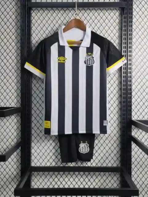 23-24 Kids Santos Soccer Jersey Away
