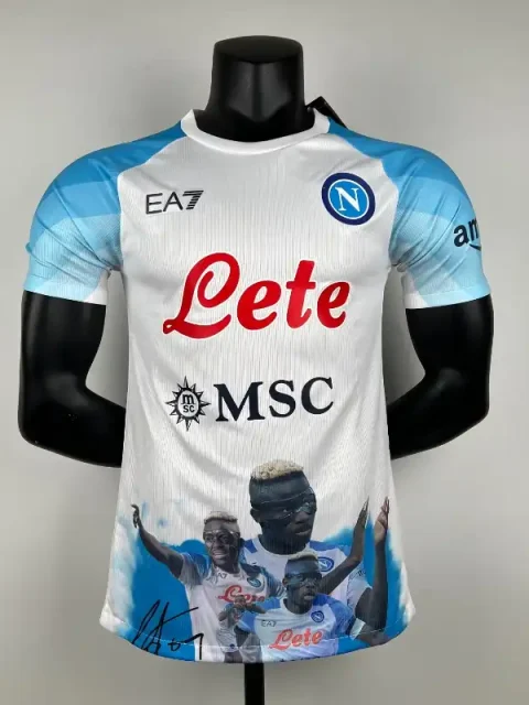 23-24 Player Version Naples Soccer Jersey White