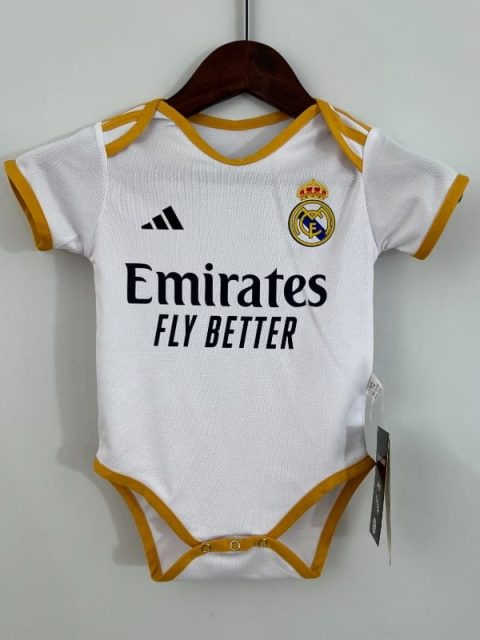 23-24 Baby Real Madrid Soccer Jersey Home