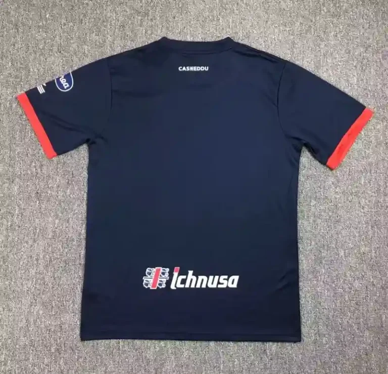 23/24 Cagliari Calcio Soccer Jersey Second Away - Image 3