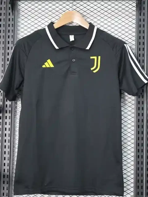 23/24 Juventus Black Polo Shirt