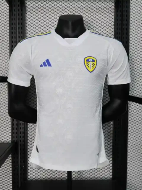 23/24 Player Version Leeds United Soccer Jersey Home