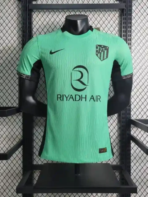 23/24 Players Atletico Madrid Soccer Jersey Second Away