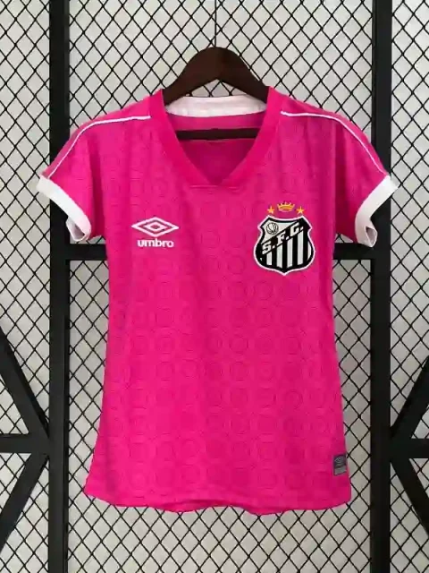 23/24 Women’s Santos Pink Soccer Jersey