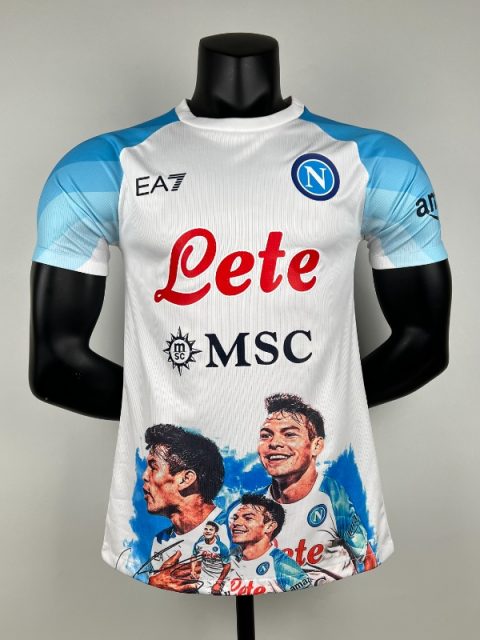 23-24 Player Version Naples Soccer Jersey White